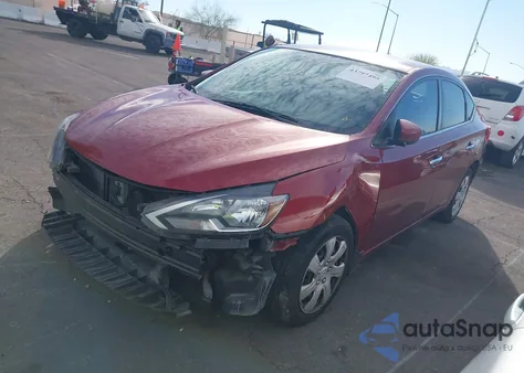 2017 Nissan Sentra Sv from USA, damaged, VIN 3N1AB7AP6HL650228